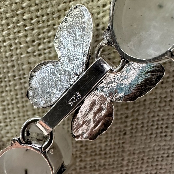 0116 Rainbow Moonstone Ethnic Handmade Necklace Silver Gemstone Jewelry - Picture 9 of 11